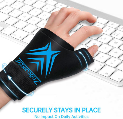 Neck Ice Pack Wrap Reusable Gel Ice Packs for Cervical Injuries Pain Relief, Flexible Cold Hot Compress Therapy for Shoulder Swelling, Bruises, Stiff Neck, Migraine, Surgery Recovery Gift Women Men