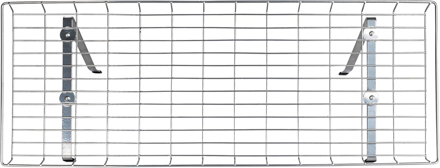 Household Essentials 05100 Rear Display Over-The-Washer Storage Shelf | Organize and Store Laundry Room Supplies | White