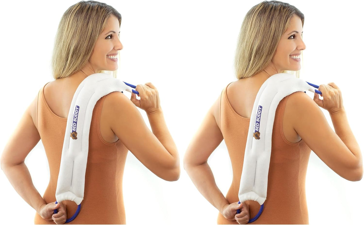 Carex Bed Buddy Heat Pad And Cooling Neck Wrap - Microwave Heating Pad For Sore Muscles - Cold Wrap Pack For Aches and Pain
