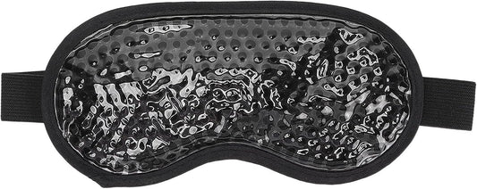 Luqeeg Gel Bead Eye Masks, Hot Cold Compress Eye Pack, Reusable Cooling Gel Bead Ice Pack, Hot Cold Cooling Compress Gel Eye Pad for Stress Relief, Migraine, Puffiness, Dry Eyes, Dark