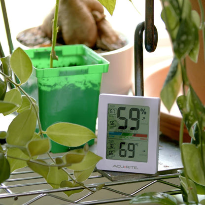AcuRite Humidity Meter Hygrometer and Indoor Thermometer, Hygrometer