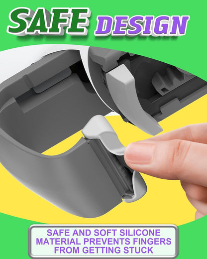 Electric Jar Opener for Seniors with Arthritis, One Touch Automatic jar Opener for Weak Hands, HandsFree Battery Operated Bottle Opener for Tight & Vacuum Sealed Jars, Kitchen Gadget for Elderly