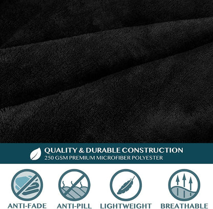 PAVILIA Blanket with Sleeves for Adult Women Men, Soft Warm Wearable Blanket Fleece Wrap Throw, Robe Blanket Gift
