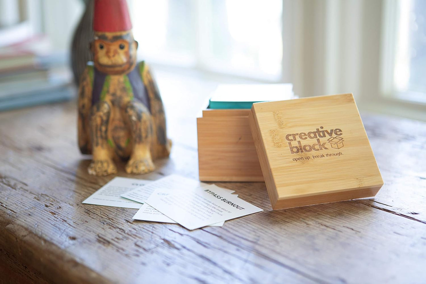 Cards for Writers, Artists, Creators - 100+ Problem Solving Inspiration Thinking Card Suggestions from Neuroscientists, Mindfulness Experts - Prompts to Overcome Mental Blocks