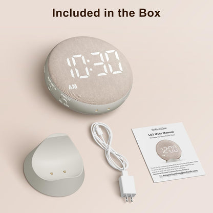 SolaceRise Super Loud Alarm Clock for Hearing Impaired Deaf