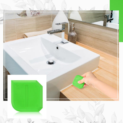 Outus 2 Pieces Caulking Tool Set Silicone Sealant Grout Tool for Kitchen Bathroom Floor Sealant Sealing(Orange)