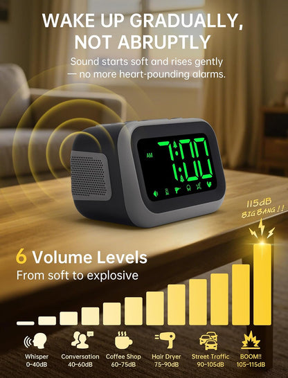 Acedeck Super Loud Alarm Clock: 115dB Wake-Up Power