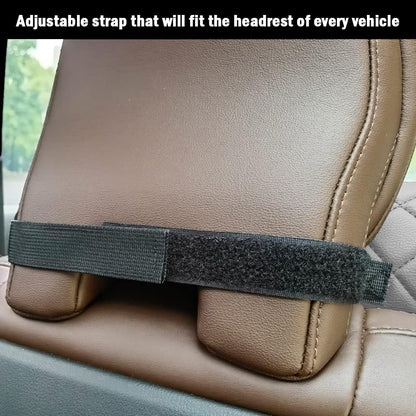Car Neck Pillow for Pain Relief,Cars Seat Long Back Cervical Neck Support Pillow,Car Side Travel Headrest Round Roll Log Cylinder Pillows for Driving Seat,Memory Foam(Black)