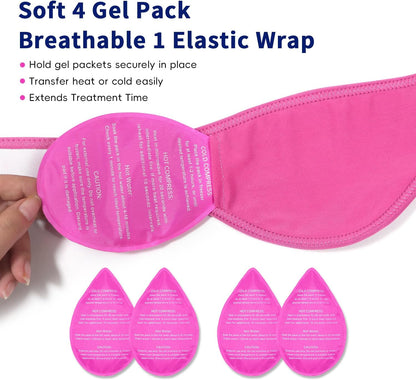 Wisdom Teeth Ice Pack Head Wrap for Pain Relief - Cold Hot Therapy for Face