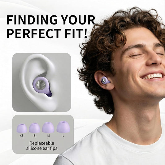 45dB Ear Plugs for Sleeping, Noise Cancelling for Noise Reduction & Snoring