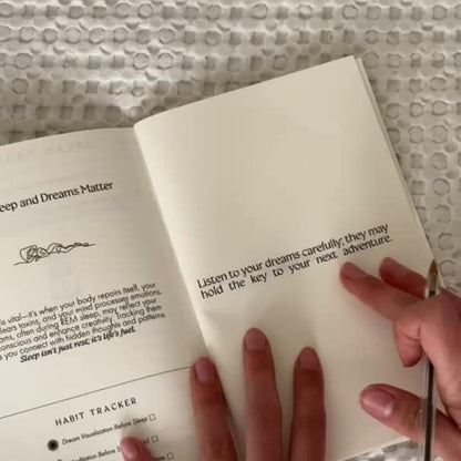 Dream Tracker – Guided Dream Journal for Women | Self Discovery & Emotional Healing Notebook for Lucid Dreaming, Sleep Reflection, and Subconscious Awareness