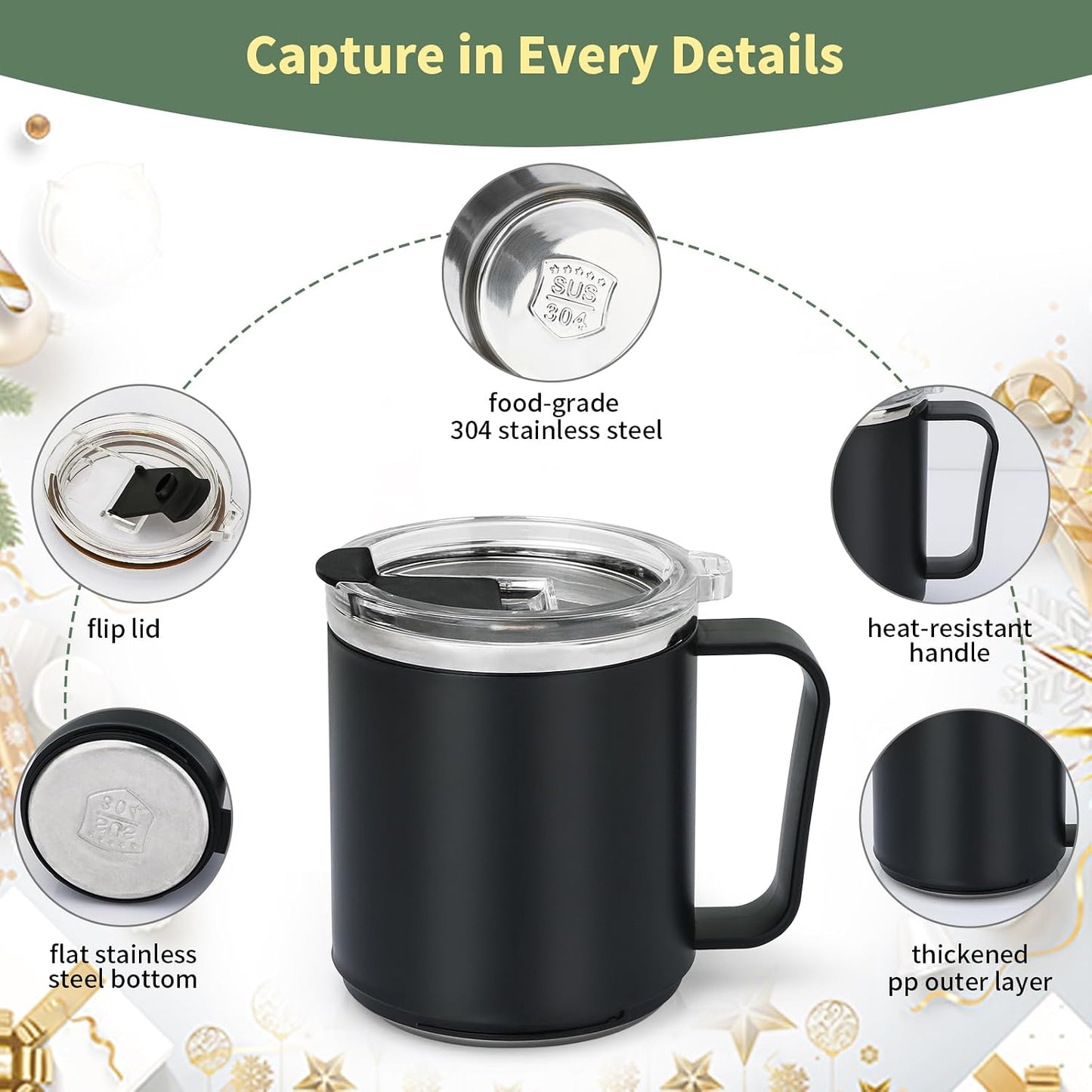VOBAGA Mug Warmer, Coffee Cup Warmer for Desk with 5 Temp Settings & 2-12H Timer, Smart Candle Warmer & Coffee Warmer with Display for Fastest Heating Coffee, Cocoa, Ideal Coffee Gifts(No Cup)