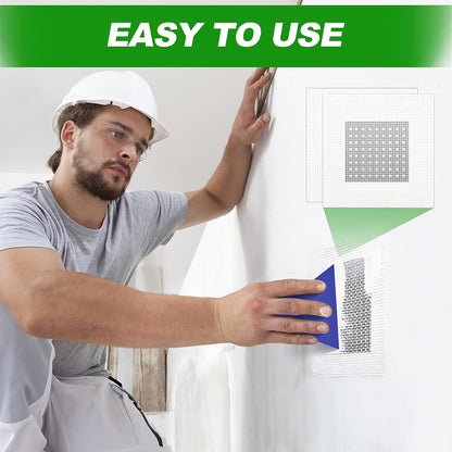 Drywall Repair Kit, 13 Piece Aluminum Wall Repair Patch Kit, 2/4/6/8 inch Aluminum Drywall Patch, Quick Fix Plaster