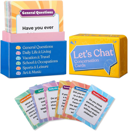 224 Questions Conversation Memory Cards Game for Dementia