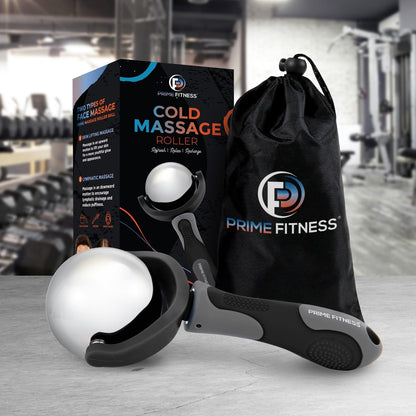 Cold Massage Roller Ball | Cold Therapy | Ice Roller Ball with Handle | cryo Stick | Relieve Muscle Pain (Green)