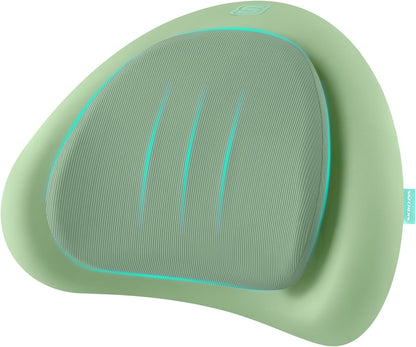 Skechers Lumbar Pillow Premium Memory Foam,Double-Layer-Office Chair Cushion for Tailbone Pain Relief,Butt Pillow for Office Chair,Car seat Cushion,Long Sitting Office Workers,and Car Drivers,Black