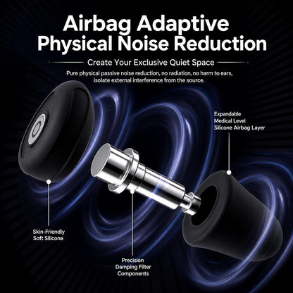 32dB High Fidelity Ear Plugs Noise Cancelling Earplugs for Concert | Loss-Proof Link, Reusable for Live Music, DJs, Festivals, Live Events, Sports,4 Sizes, Premium Gift Box