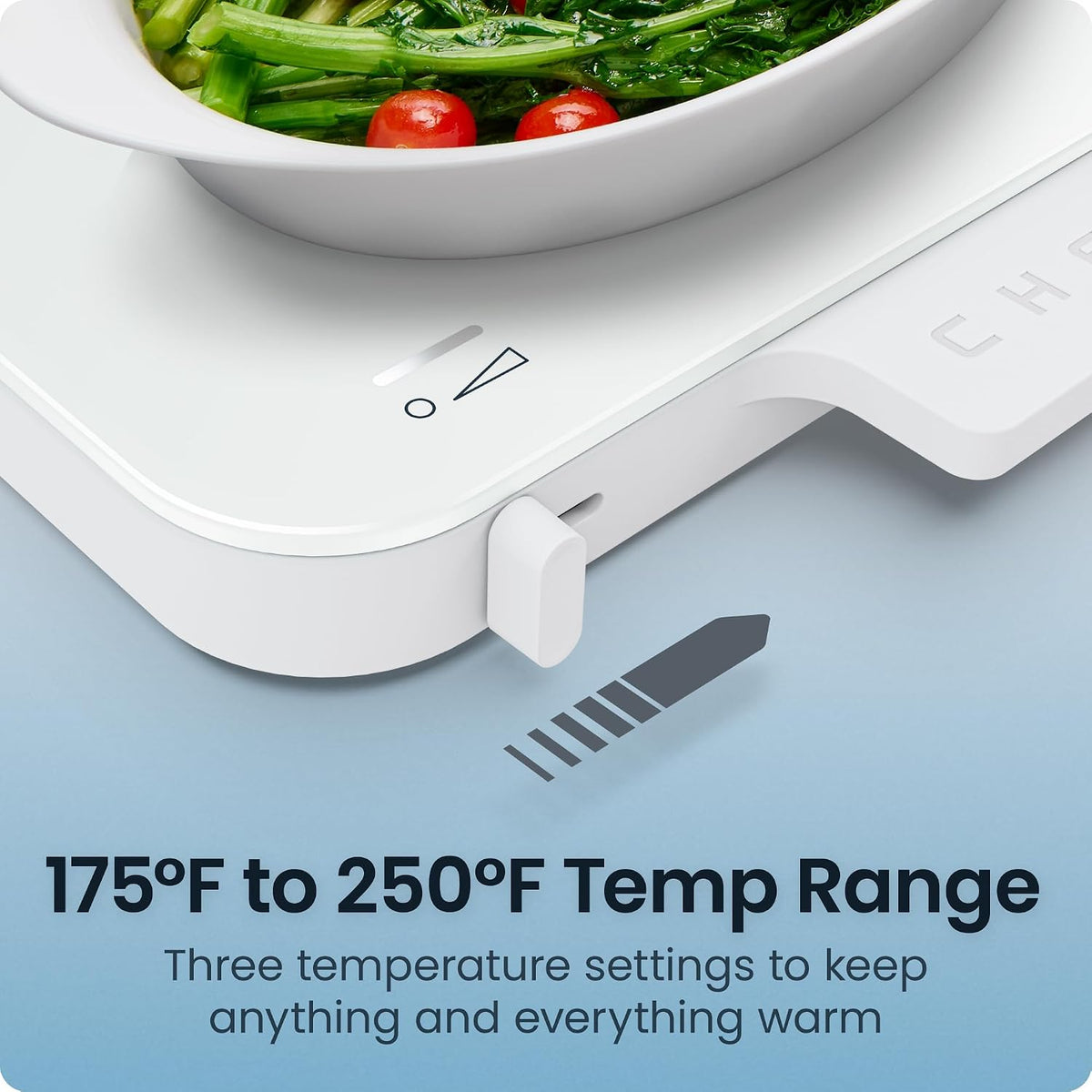Chefman Everything Warmer Electric Warming Tray, 20” x 16” Modular Expanding Design, Graphene Full-Surface Heating, Food Warming Mat for Parties, Gatherings & Daily Use, Two Tempered Glass Panels