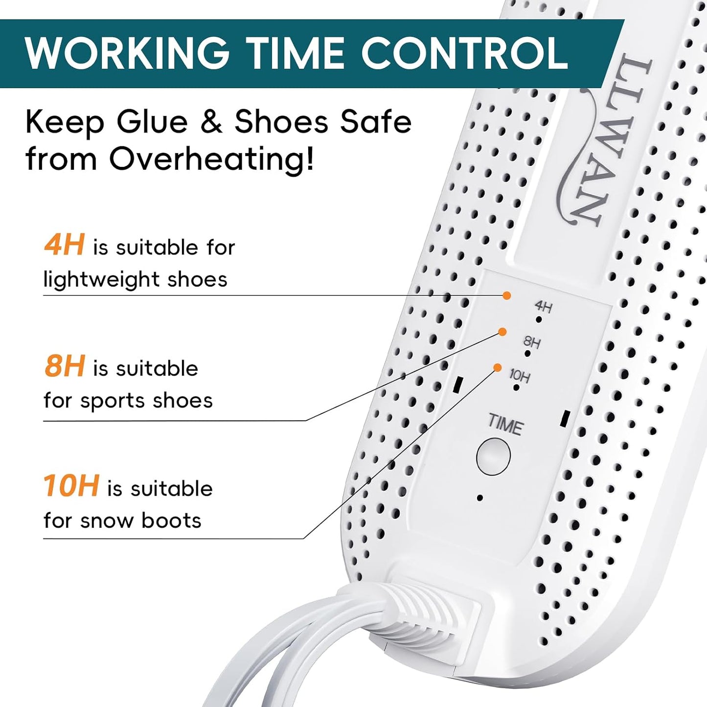 Boot Dryer for Work Boots, Electric Portable Shoe Dryer with Timer for Sneaker Socks Gloves Drying, Boot Warmer Extendable for Rainy Seasons Winter Travel
