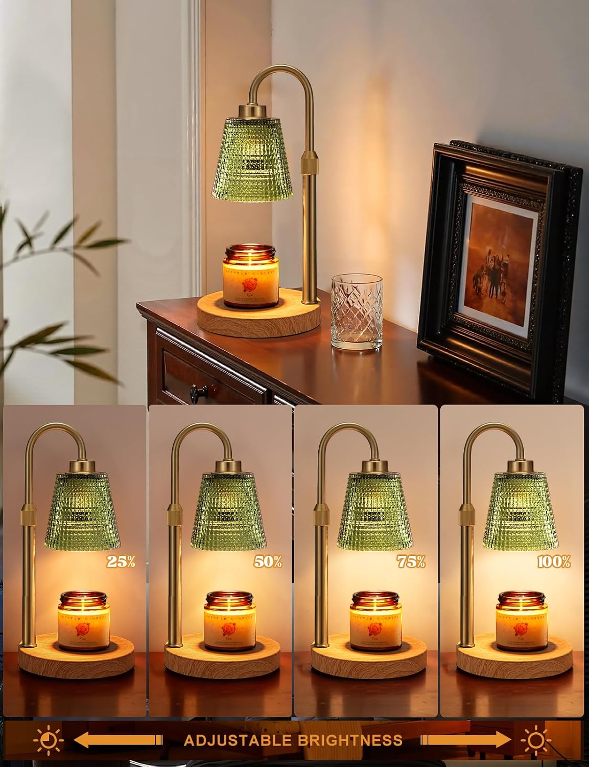 Candle Warmer Lamp with Timer Home Decor Birthday Gifts for Women