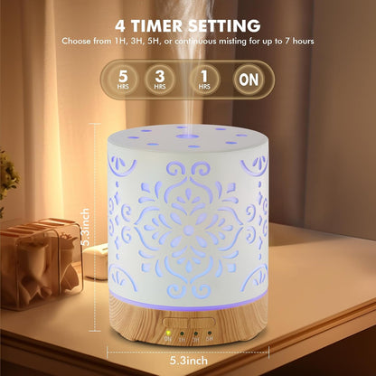 EQUSUPRO Essential Oil Diffuser for Home Fragrance & Aromatherapy