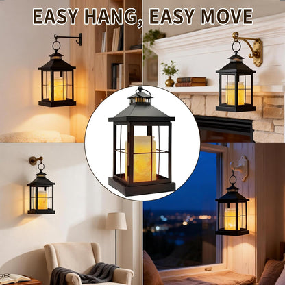 2026 New Candle Warmer Lamp with Timer,Compatible with 3 Wick Candles Jars,Vintage Candle Warmer Lantern Lamp,Dimmable Farmhouse Candle Lamp Warmer,Fully Enclosed and Hanging Up Designed