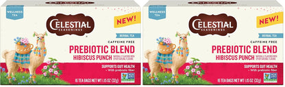 Celestial Seasonings Everyday Wellness Tea Variety Pack, Caffeine Free, 16 Tea Bags Box
