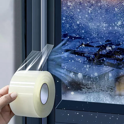 FOURGUN Window Sealing Tape 2IN x 33 FT Draft Isolation No Residue Removable Adhesive Waterproof Windows Doors Shower Glass AC Units Ideal for Winter Seal & Summer Cold Air Loss Prevention