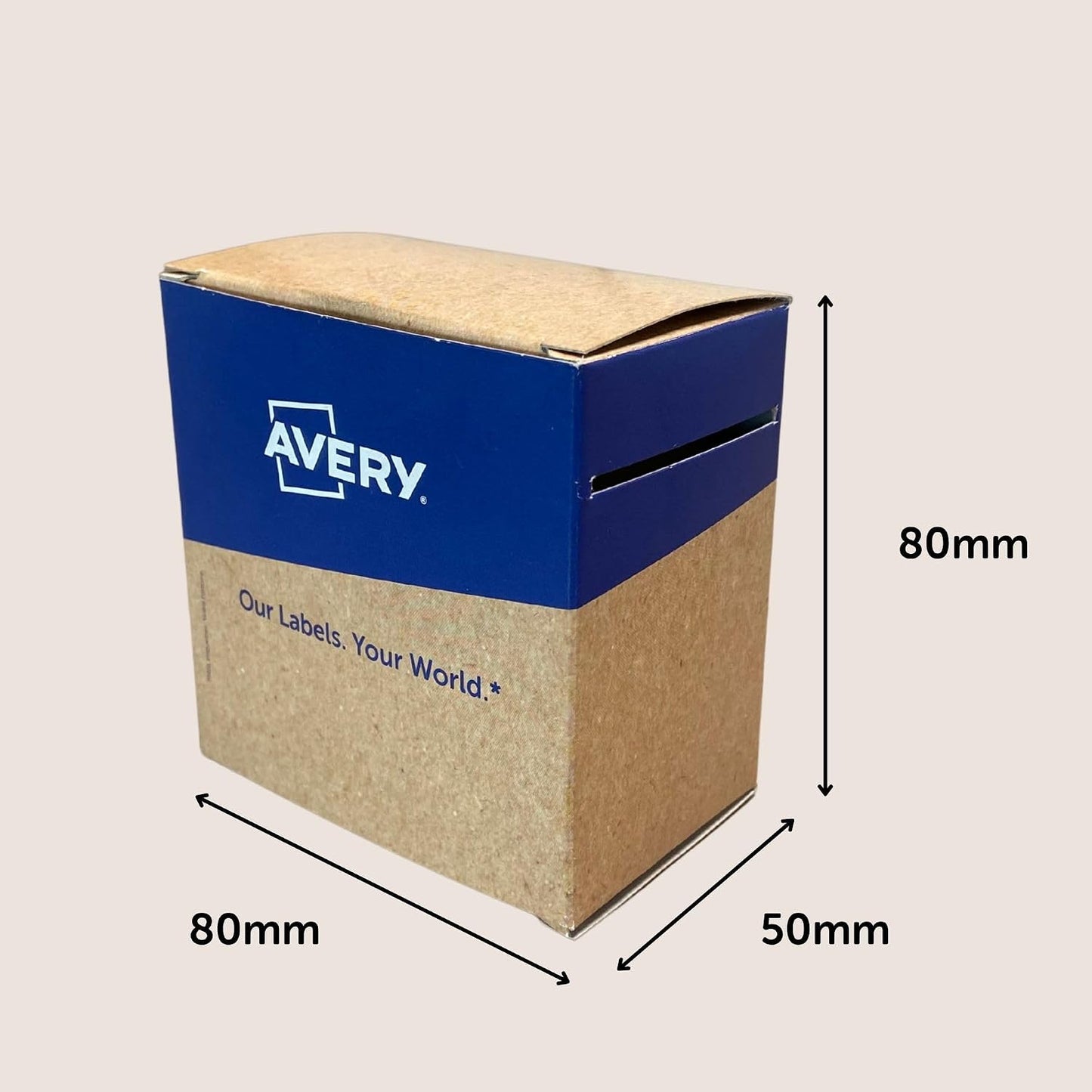 Avery Removable, Hand Writable, Food Day Labels, Wednesday, Strong Adhesive, 25 x 25 mm, Red, 1000 Labels, Preprinted Design (DLSWEDREV-1000)