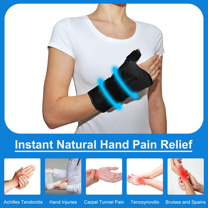 Gel Soft Flexible Ice Packs for Injuries, Reusable Cold Pack, Hot Cold Compress for Joint&Muscle Pain, Surgery Recovery, Inflammation, Swelling, Face, Head, Wrist, Ankle&Foot Injury, 4 Pack-5.1"x6.3"