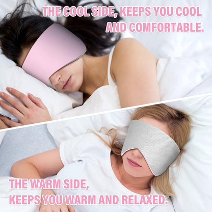 Sleep Mask & Earmuffs for Sleep - 2 in 1 Ear & Eye Mask with Ear Plugs