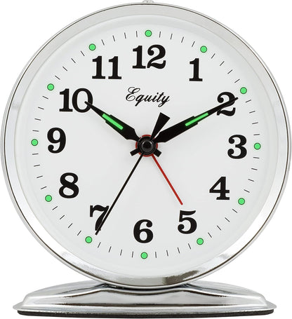 Equity 24014 Wind-Up Loud Bell Metal Alarm Clock Pack of 1