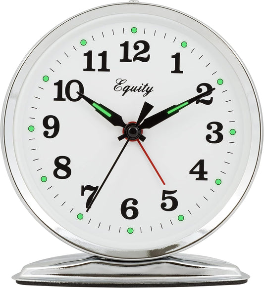 Equity 24014 Wind-Up Loud Bell Metal Alarm Clock Pack of 1