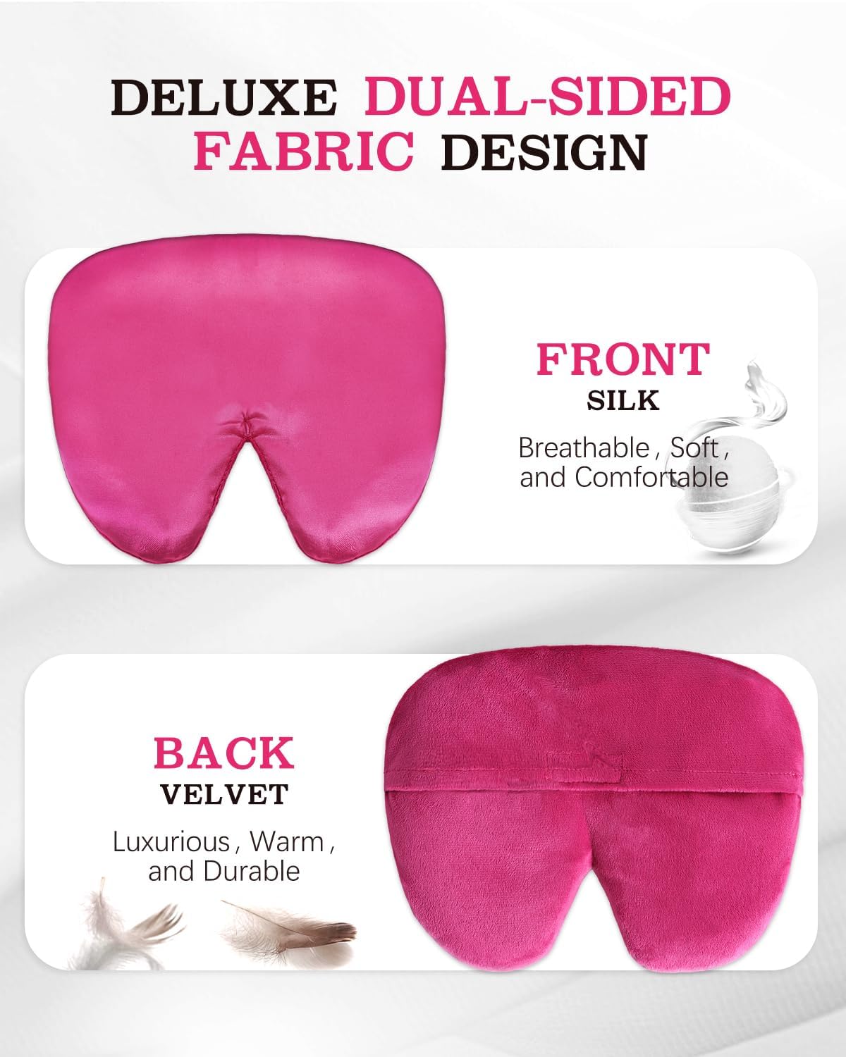 Heating Pad for Neck and Back, Extra Long Microwavable Weighted Moist Heat Pack, Reusable Neck and Back Wrap for Sore Muscles & Stress Relief