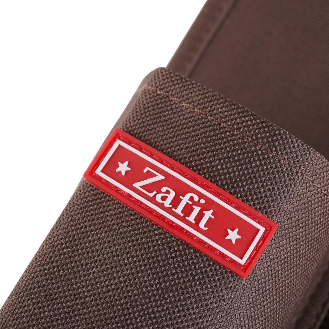 Zafit 5 Pockets Bedside Caddy, Bedside Storage Organizer for Water Bottles, Magazines, Phone, Glasses (5 Pockets-Grey)
