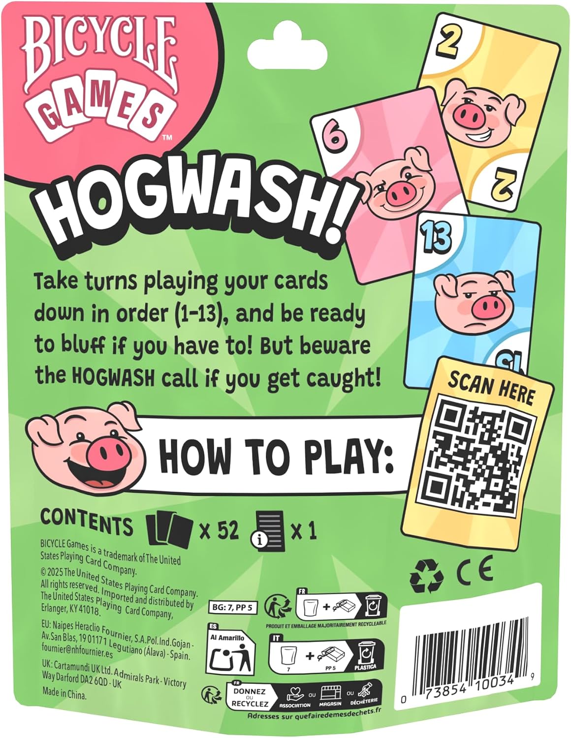 Bicycle Cats in the Corner Card Game for 2-4 Players Ages 6+