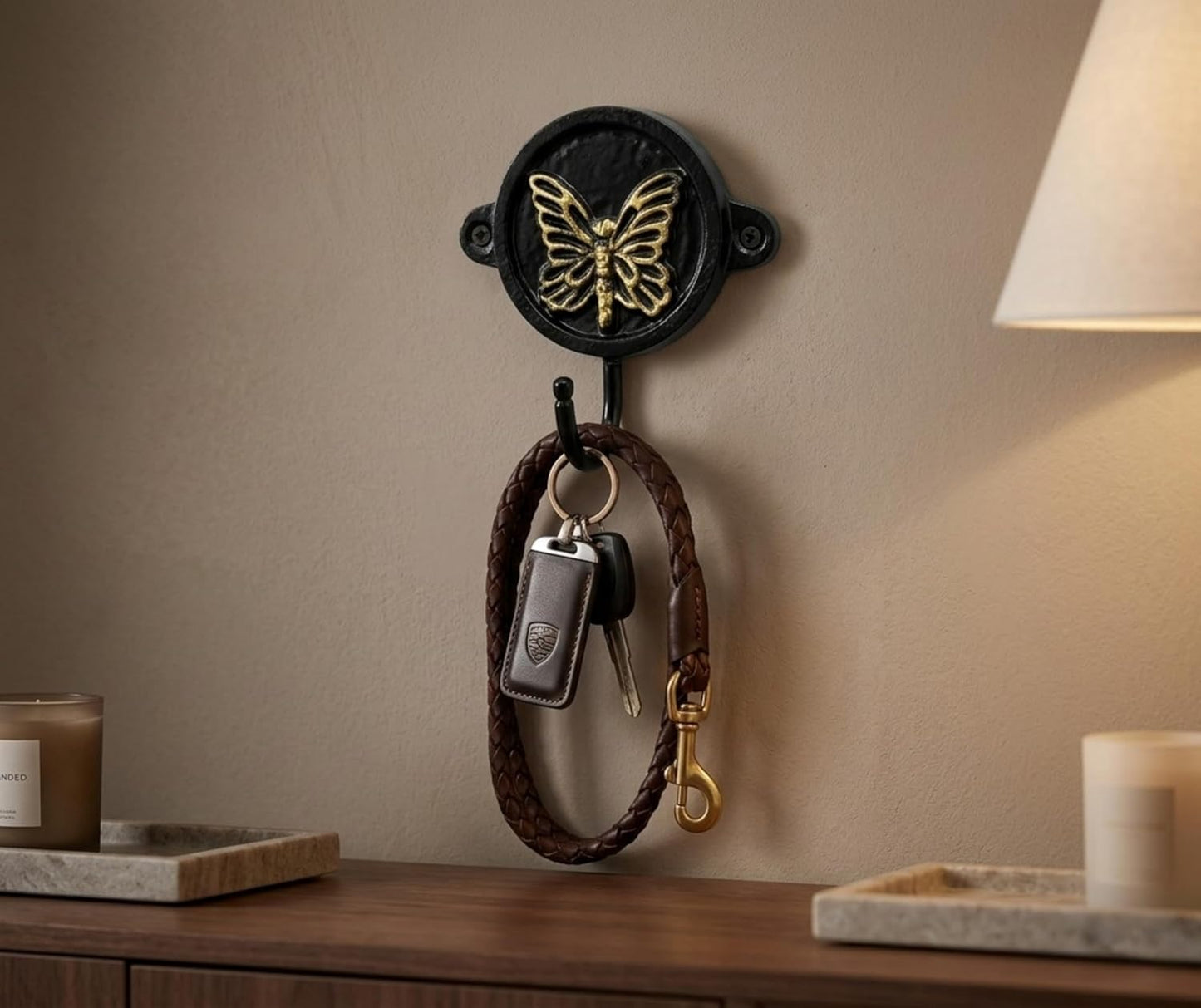Aluminium Dog Paw Wall Hook for Wall Decor – Rustic Pet-Themed Coat Hook for Keys, Leashes, Towels, Hats & Bags – Decorative Heavy Duty Wall Mounted Hook for Entryway, Bathroom & Bedroom