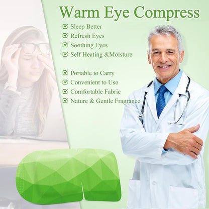 Steam Eye Mask Heated Eye Masks For Dry Eyes, Unscented