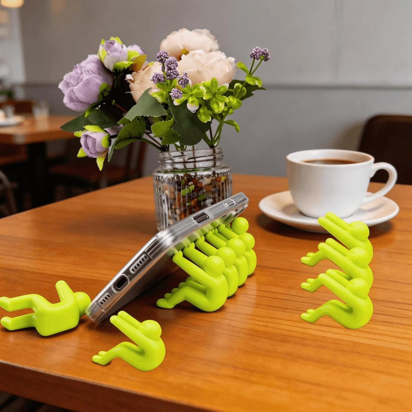 Pot Lid Lifter Fun and Useful Kitchen Gadgets Little Guy Pot Lid Holder Overflow Stopper Little Guy Pot Watcher (Green)