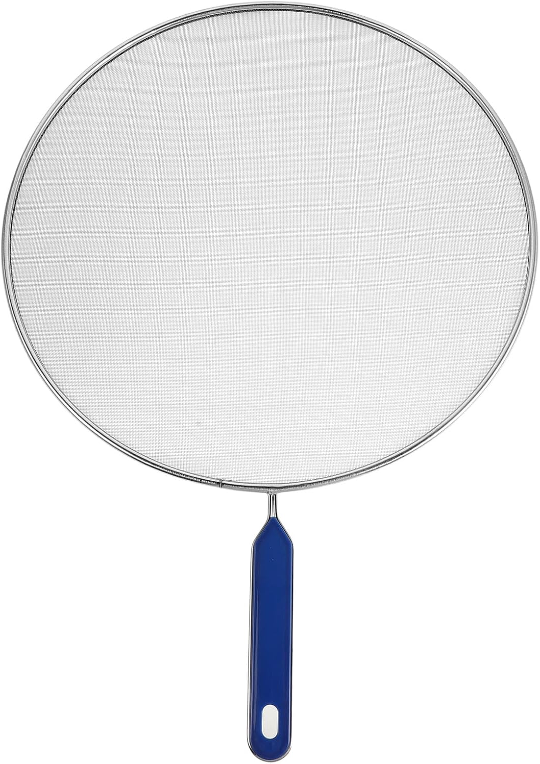 Splatter Screen for Frying Pan - 18.5" Stainless Steel Grease Splatter Guard with Fine Mesh & Heat-Resistant Handle - Oil Splash Shield for Bacon Frying and Cooking