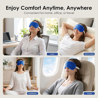 MORLIDEN Heated Eye Mask for Dry Eyes & Stye - Microwavable Warm Compress