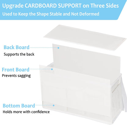 Lilithye Bedside Caddy, Bedside Storage Bag Hanging Organizer for Bunk Bed
