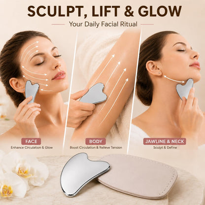 Wood Therapy Massage Tools Set, Maderoterapia Massage Kit with Wooden Gua Sha Tools, Body Sculpting & Lymphatic Drainage Massager, Muscle Relaxation Roller for Face, Back, Legs & Full Body