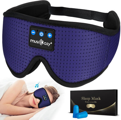 MUSICOZY Sleep Headphones Bluetooth 5.4 Sleep Mask with HD Sound