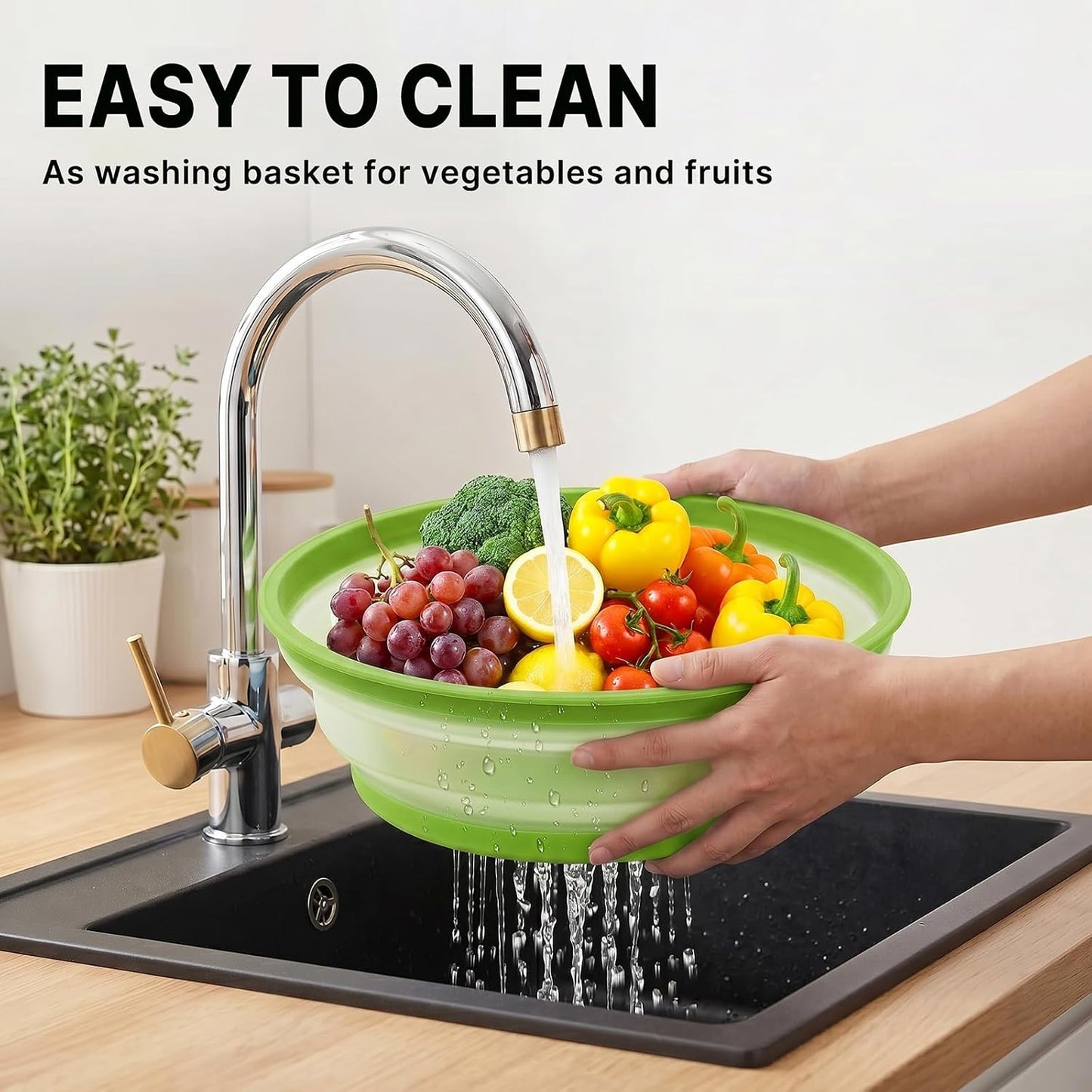10 Inch Microwave Splatter Cover Vented for Food, Collapsible Splatter Guard with Handle, Anti-Splatter Plate Lid for Kitchen Fruit Vegetables, Dishwasher-Safe Easy Clean (black)