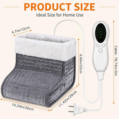 CYFIE Foot Warmer Under Desk - Electric Heating Pad for Women Men