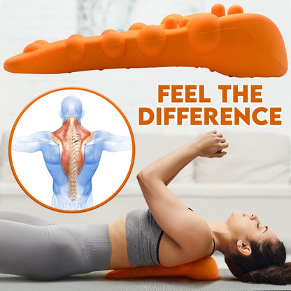 COZLOW - Trapezius Trigger Point Massager - Occipital Release Tool with 14 Massage Nubs - Muscle Knot Remover for Neck + Upper Back Pain Relief - Myofascial Release for Tension + Tight Knots in Spine