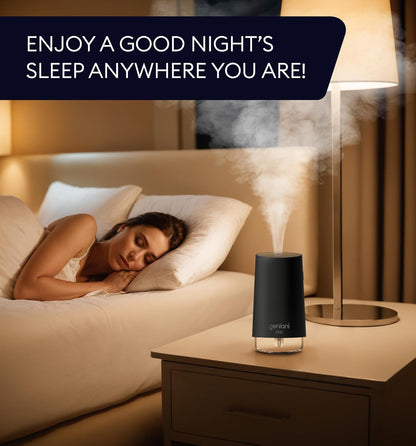 GENIANI Cool Mist Air Humidifiers for Bedroom, Plants, and Large Rooms - Quiet Humidifiers for Baby Room with Auto Shut Off & Night Light (3.9L, White)