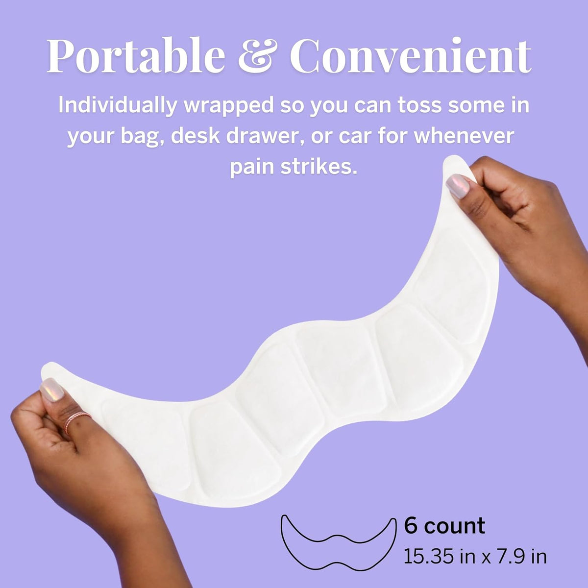 Pixie Heating Pad for Neck & Shoulder Pain Relief – Air Activated Heat Therapy for Muscle Tension, Upper Back Comfort, Custom Fit Contoured Warming Pads – Adhesive Wearable Heat Wrap