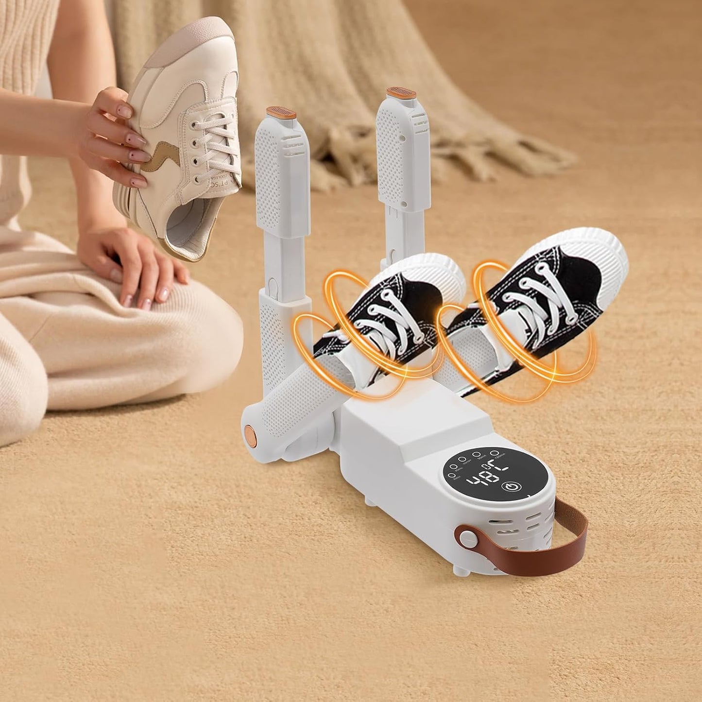 Boot heater, waterproof dryer, two-arm shoe dryer with timer
